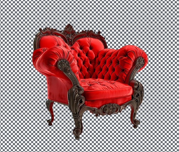 Lovely Heart shaped chair backers isolated on transparent background