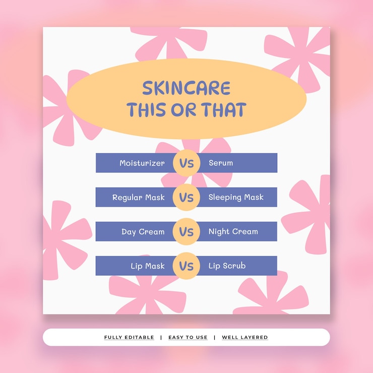 PSD lovely pink groovy aesthetic content creator instagram template