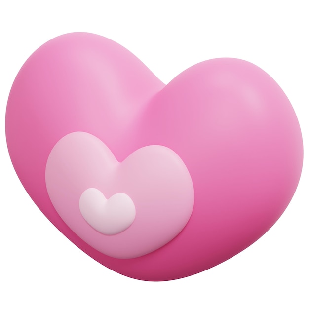 loving 3d render icon illustration
