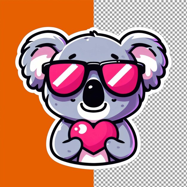 PSD loving embrace sticker