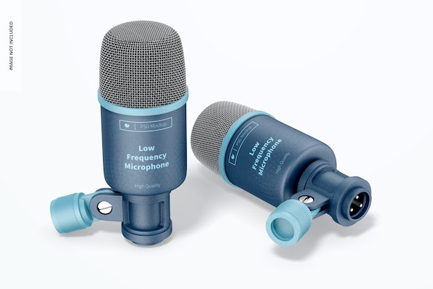 Low frequency microphones mockup