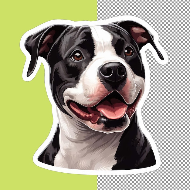 PSD loyal doggy companion png sticker
