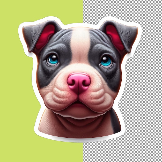 PSD loyal doggy companion png sticker