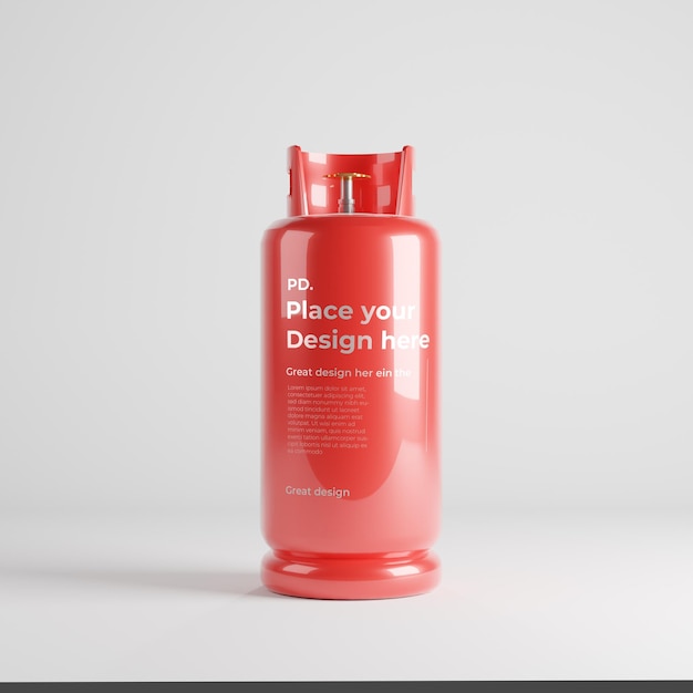 PSD lpg big can 3d mockup design