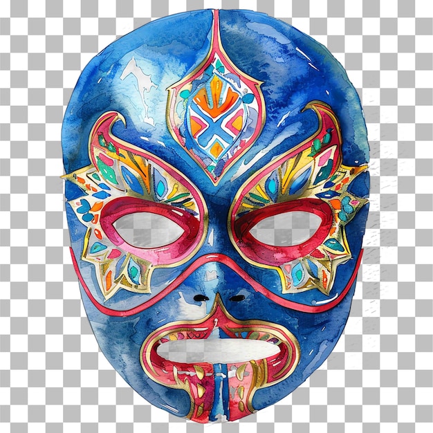 PSD lucha libre masker mexicaans thema