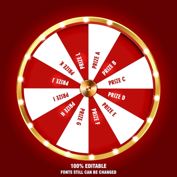 PSD 運氣輪 (lucky wheel of fortune) 是一種賭博遊戲,在運氣輪(lucky roulette)中獲得獎項的機會,通常是紅色或白色