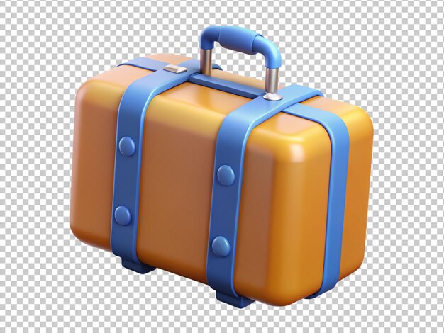 PSD luggage 3d icon