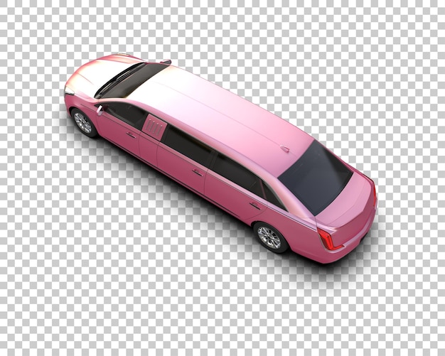 Luksusbil isolert på bakgrunn 3D-rendering illustrasjon
