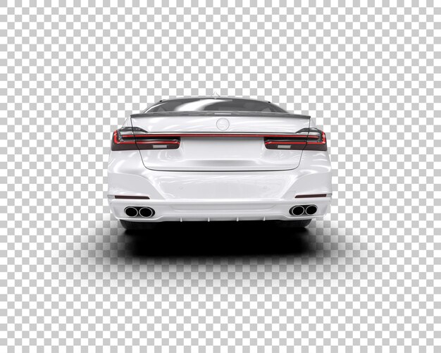 Luksusbil isolert på bakgrunn 3D-rendering illustrasjon