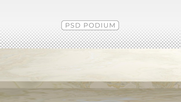 PSD luksusowe podium z marmurowym blatem