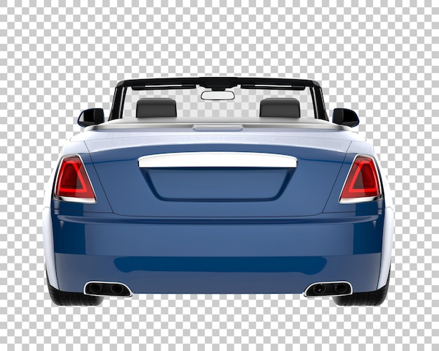 PSD luksusowy samochód na przezroczystym tle. renderowanie 3d - ilustracja