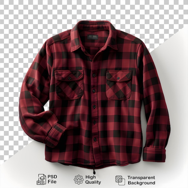 Lumberjack shirt on transparent background include png file