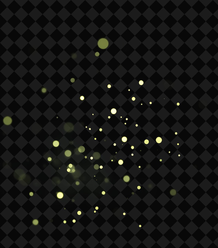 PSD luminescent spores glowing bioluminescent particles drift and sca y2k inspiredtter casting a soft ma
