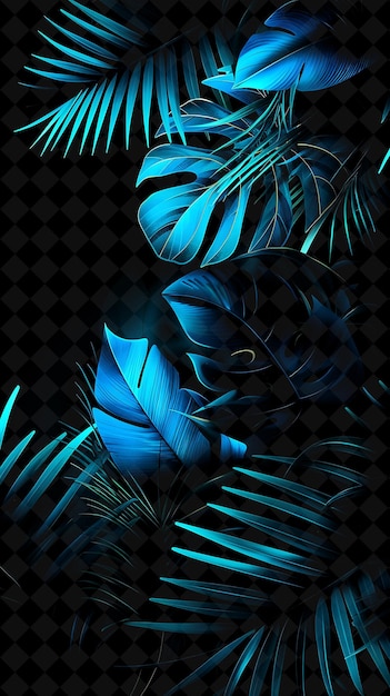 PSD luminous turquoise blue lagoon con strati vorticosi tropical neon color food drink y2k collection