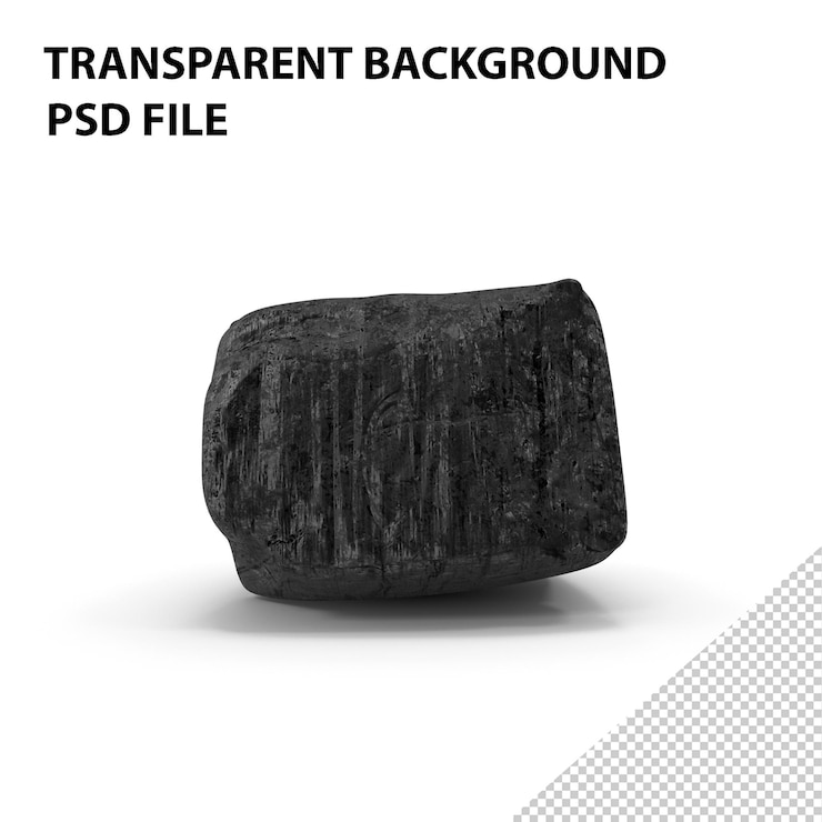 PSD кусок угля png