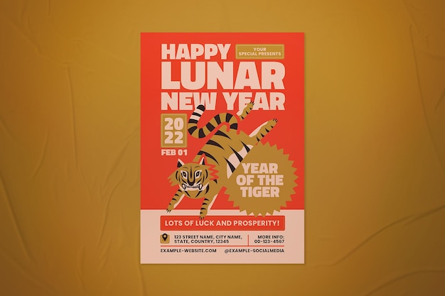 Lunar new year flyer