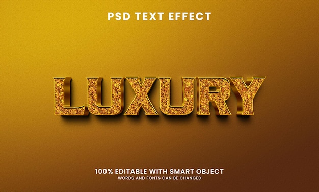 Luxe 3d glanzend teksteffect
