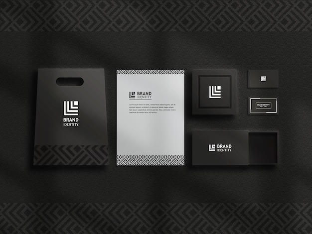 Luxe briefpapier mockup