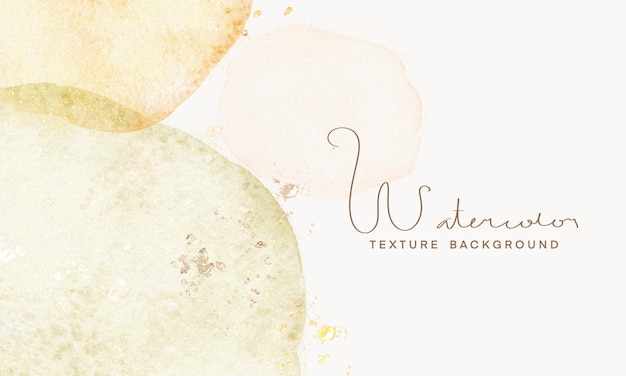 luxe gouden aquarel esthetische pastelkleurige achtergrond