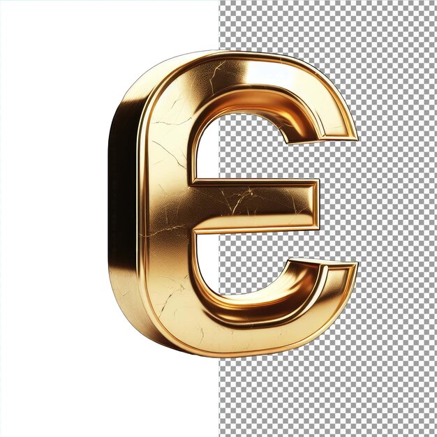 PSD luxe letter design