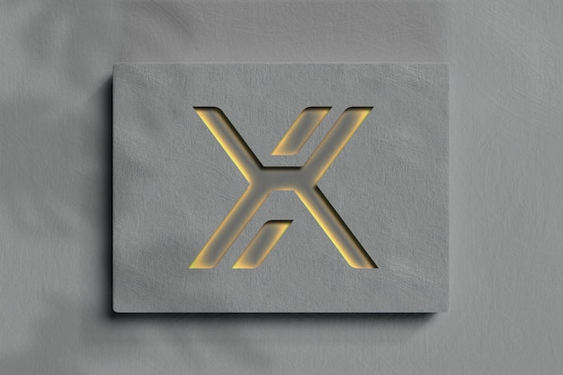 Luxe logo mockup