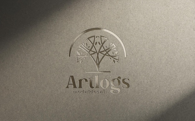 Luxe logo mockup