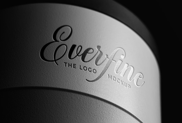 PSD luxe logo mockup