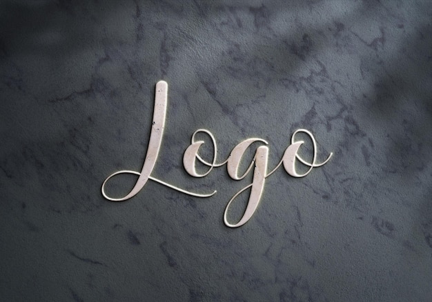 Luxe logo-mockup