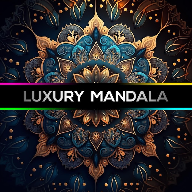 PSD luxe mandala_luxury mockup