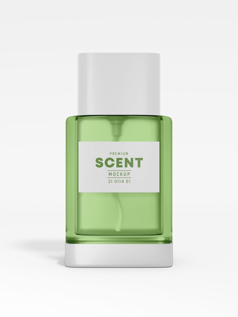 Luxe matglazen parfum geurfles Branding Mockup