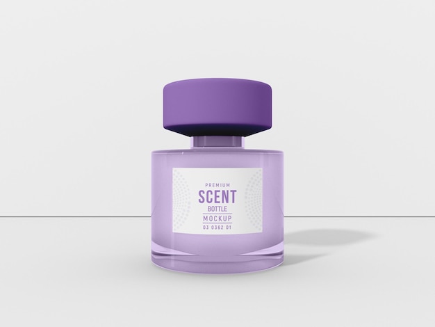 Luxe parfum geur spuitfles branding mockup