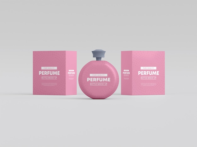 Luxe parfumfles met doosmodel