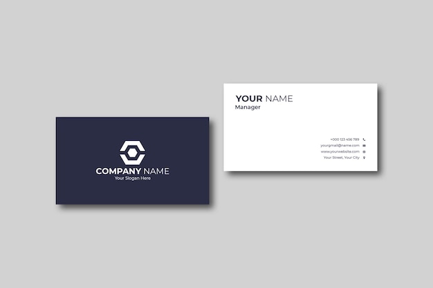 Luxe visitekaartje mockup psd