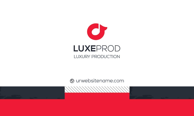 PSD визитная карточка luxeprod