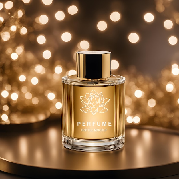 PSD luxurious christmas perfume christmas