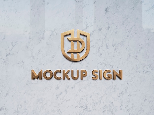 Luxurious golden logo design