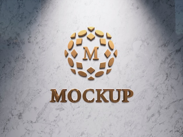 Luxurious golden logo design