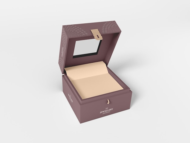 Luxurious Jewellery Box Mockup