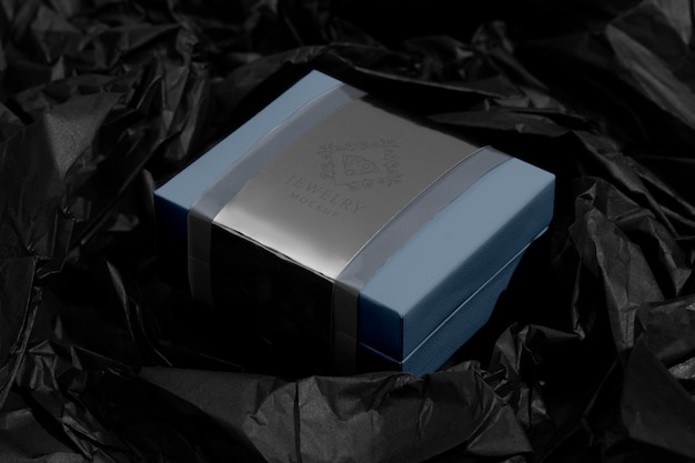 PSD luxurious jewelry packaging composition