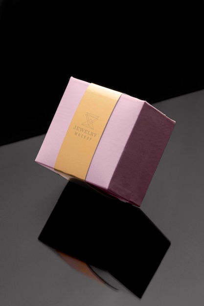 luxurious jewelry packaging composition