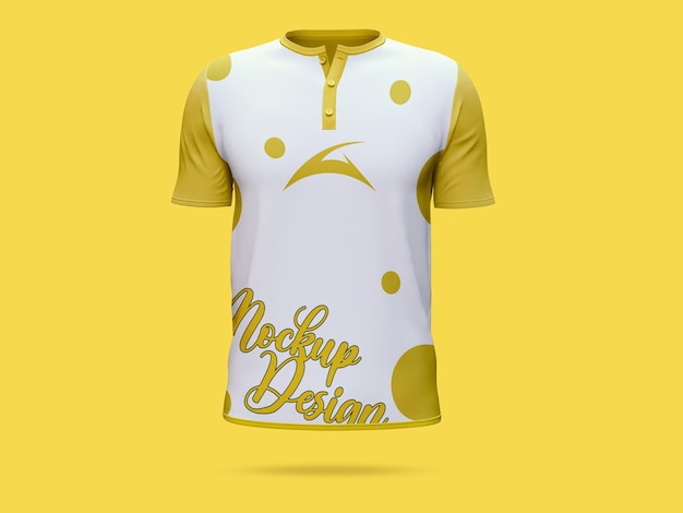 Lussuosa camicia vista laterale anteriore mockup design psd mockup