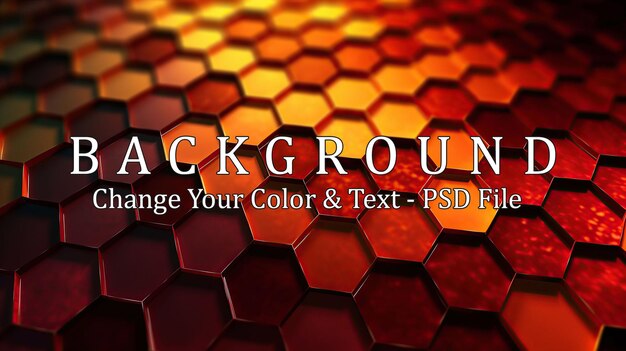 PSD luxury abstract hexagon background generative ai