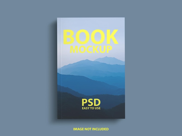 PSD роскошный дизайн макета обложки книги