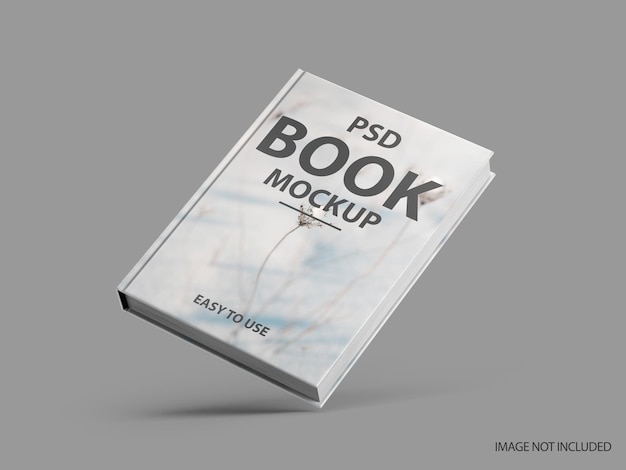 Luxury book hard cover mockup