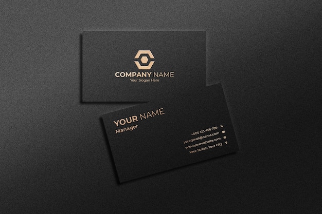 Luxury business card mockup psd