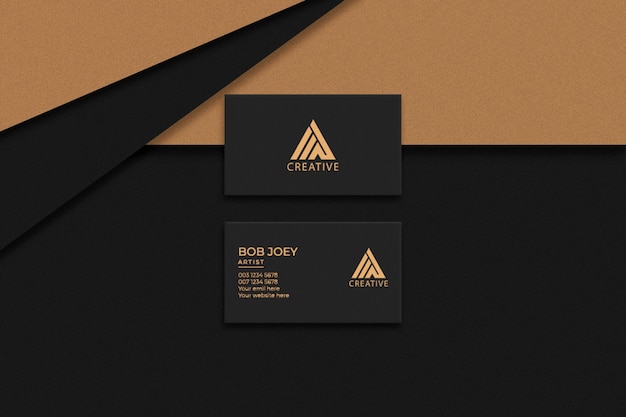 Luxury business card mockup template