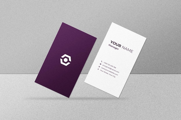 luxury business card mockup