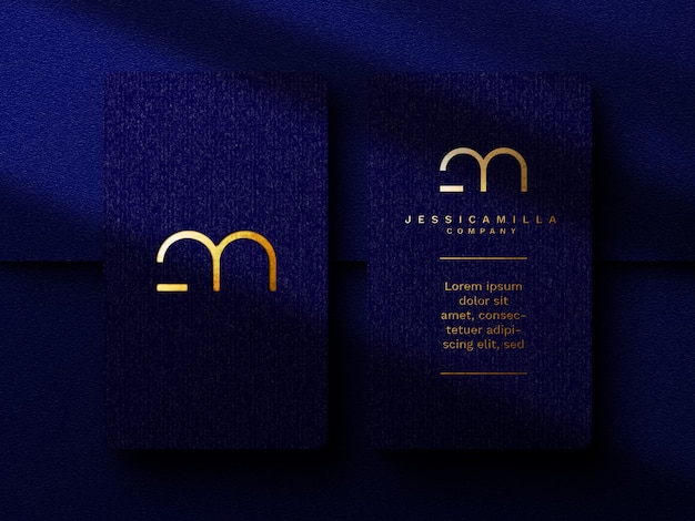 Luxury business card mockup