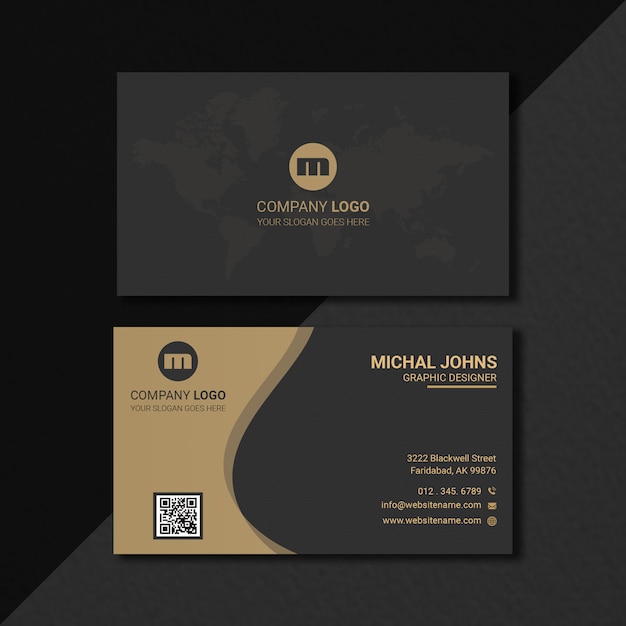 luxury business card