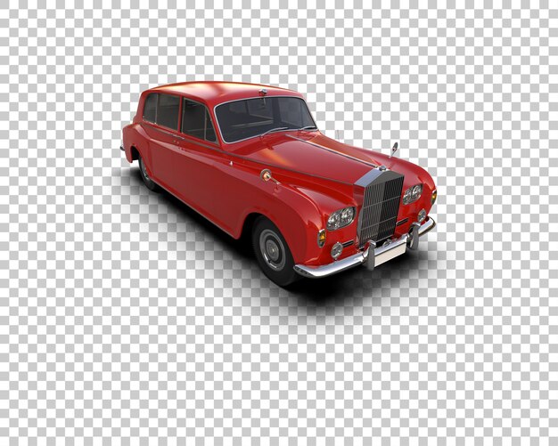 PSD auto di lusso isolata sullo sfondo illustrazione di rendering 3d